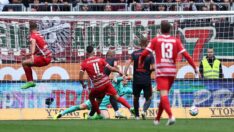 Fenerbahçe’den Augsburg’a kiralanan Mergim Berisha Bayern Münih’i yıktı