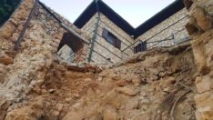 Godina’nın yıktığı Alanya Kalesi’nin surlarını devlet onarıyor