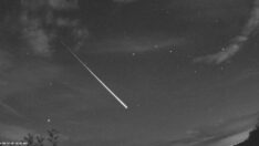 Gökyüzündeki gizemli ateş topu heyecan yarattı