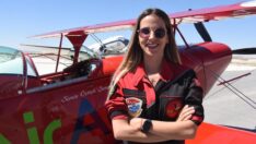 İlk kadın akrobasi pilotu, gökyüzünü süsleyecek