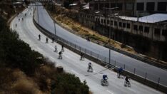 Kenti bisikletlilere bıraktılar