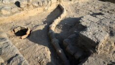 Keykubadiye Sarayı’ndaki su kanalları gün yüzüne çıkarılıyor