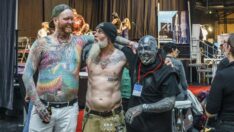 Rengarenk festival: Dövme tutkunları bir araya geldi