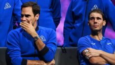 Roger Federer son kez korta çıktı gözyaşları sel oldu