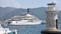 Şeyh Mansur’un lüks mega yatı ‘Blue’ Marmaris’te