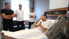 Stefan Kuntz, operasyon geçiren Dorukhan Toköz’ü ziyaret etti