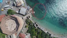 Alanya Kalesi’nde büyük keşif! Sert dalgalarla ortaya çıktı