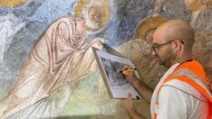 Aziz Nikolaos Anıt Müzesi’nde 11’inci yüzyıldan resimler ortaya çıktı