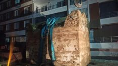 Bolu’da bahçe duvarı kazısında Roma dönemine ait lahit bulundu