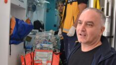 Doktor, parmak bebeği 200 kilometrelik yolda yalnız bırakmadı