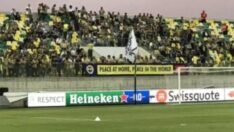 Fenerbahçe taraftarından Güney Kıbrıs Rum Kesimi’nde Atatürk pankartı