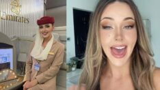 Genç hostes uyardı: Uçakta buraya sakın çıplak elle dokunmayın