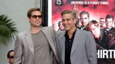 George Clooney ve Brad Pitt’ten esprili “yakışıklılık yarışı”