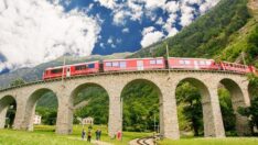 İsviçre’de dünyanın en uzun yolcu treninden rekor denemesi