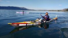 Kız çocukların eğitimi için Artvin’den Muğla’ya kürek çekti