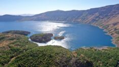 Nemrut Krater Gölü’nün eşsiz güzelliği