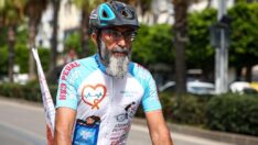 Organ bağışı bekleyen çocuklara umut olmak amacıyla 7 bin kilometre pedal bastı