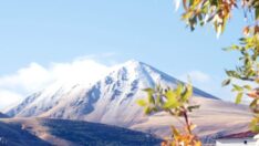 Palandöken’in zirvesi beyaza büründü