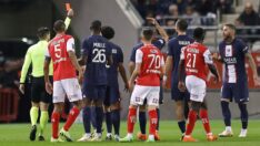 PSG 10 kişiyle bir puanı kurtardı