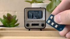 Sadece 15 mm… Dünyanın en küçük TV’si tanıtıldı