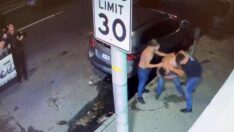 Sokak ortasında öldüresiye dayak yedi… Polis sadece izledi