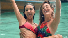 Aşklarını iki yıl saklamışlar… Güzellik kraliçeleri evlendi