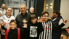 Beşiktaş Kulübü Başkanı Ahmet Nur Çebi, şehit aileleriyle buluştu