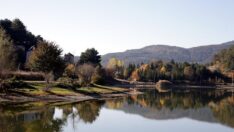 Çubuk Gölü’nde sonbahar güzelliği