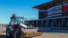 Diyarbakır’da milli maç öncesi geceli gündüzlü çalışma