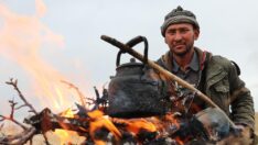 Göçerlerin yayladan zorlu dönüş yolculuğu başladı