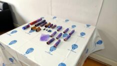 Göztepe taraftarını ağır yaralayan işaret fişeği, emniyette sergilendi