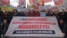 İstanbul Üniversitesi önünde ‘YÖK’ protestosu