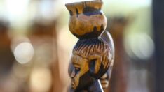 İşte o heykelleri yapan usta eller