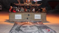 Kapadokya’da sıcak hava balonlarında ‘İnsanlığın Yedi Yüzü’