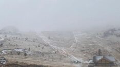 Kartalkaya’ya yılın ilk karı düştü