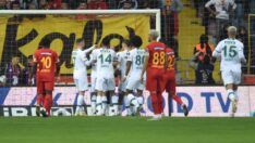 Kayserispor Konyaspor maçında seri sonu
