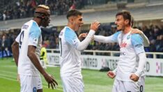 Napoli, Atalanta deplasmanından çıktı!