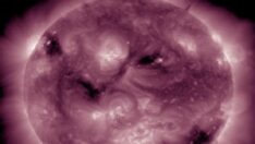 NASA paylaştı: ‘Asık suratlı’ Güneş