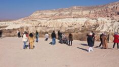 Nevşehir ara tatilde de turist çekiyor