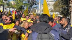 Öğretmenlerin eylemine polis müdahalesi