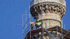 Selimiye Camii’nde restorasyon sürüyor