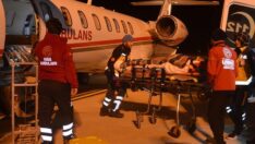 Sergen Deveci ambulans uçakla İstanbul’a sevk edildi