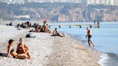 Aralıkta deniz keyfi