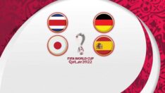 Japonya-İspanya | Kosta Rika-Almanya | 2022 Dünya Kupası E Grubu