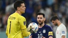 Szczesny ile Messi, penaltı kararı için iddiaya girmiş
