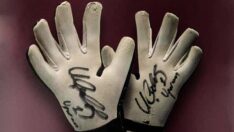 Trabzonspor, Uğurcan Çakır’ın eldivenlerini Bartın Maden Ocağı’na bağışladı