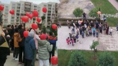 Yoğun bakımdan çıkan öğretmene öğrencilerinden balonlu sürpriz