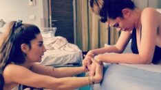 Anne olan Leyla Lydia Tuğutlu o anları paylaştı