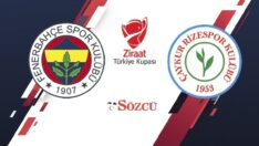 CANLI | Fenerbahçe Çaykur Rizespor | Ziraat Türkiye Kupası Son 16 Turu