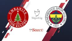 CANLI | Ümraniyespor Fenerbahçe | Süper Lig 20. hafta